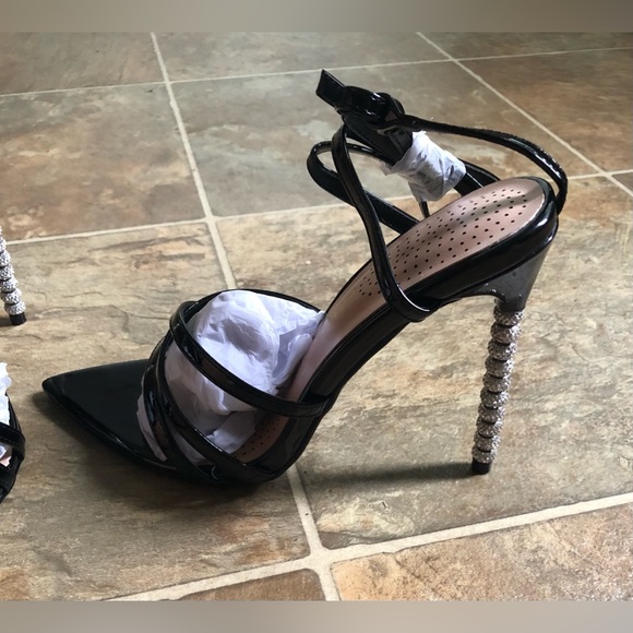 AZALEA WANG THIS IS WHY I'M HOT STILETTO SANDALS SIZE: 7.5 - Picture 3 of 12